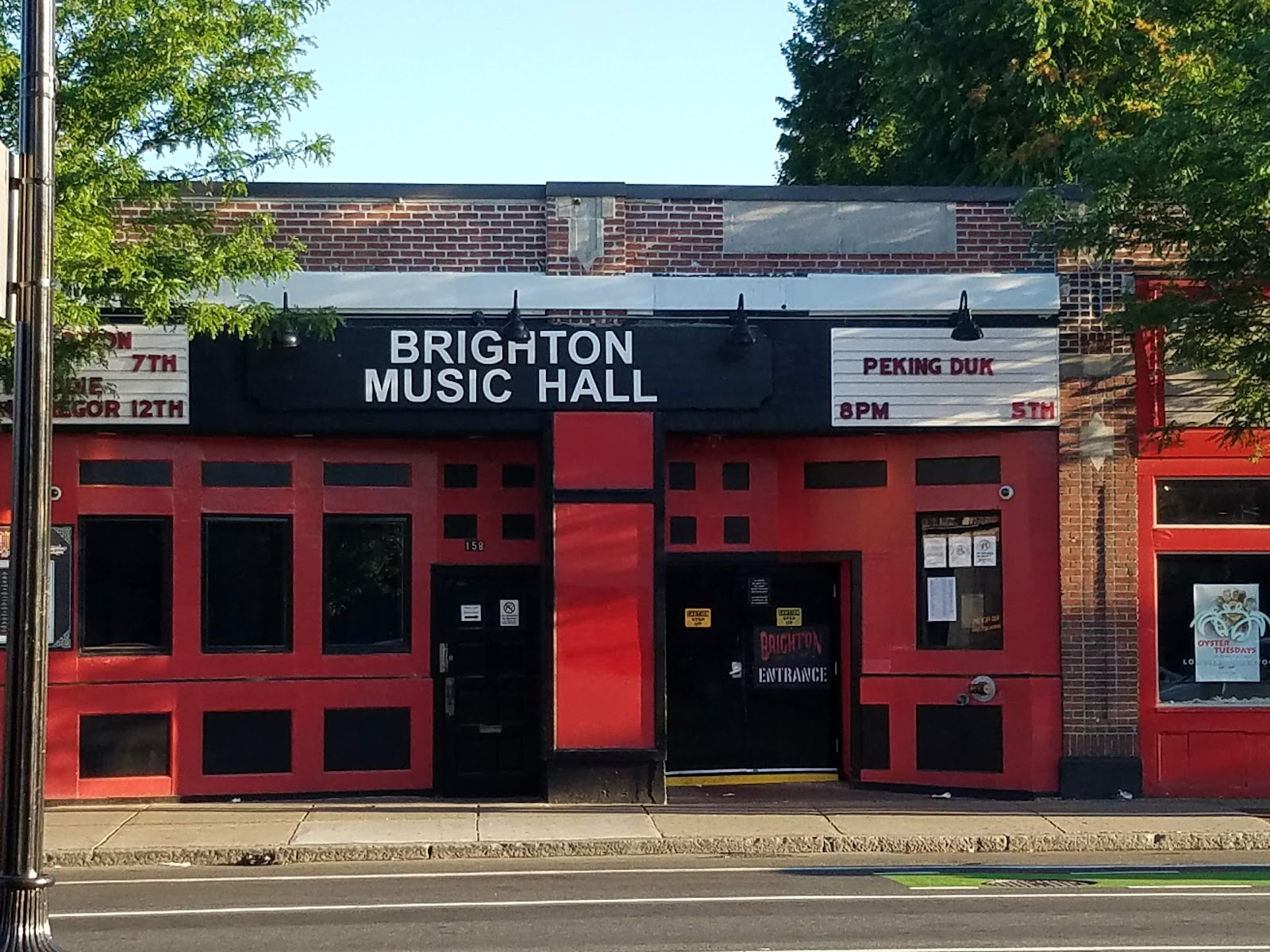 Brighton Music Hall live music room and bar in Allston Boston