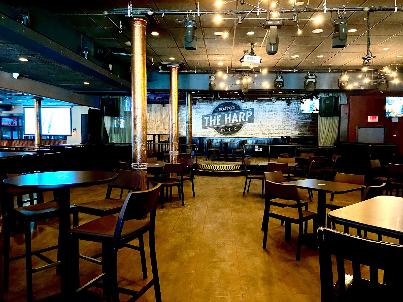 The Harp sports bar pub interior near TD Garden Boston