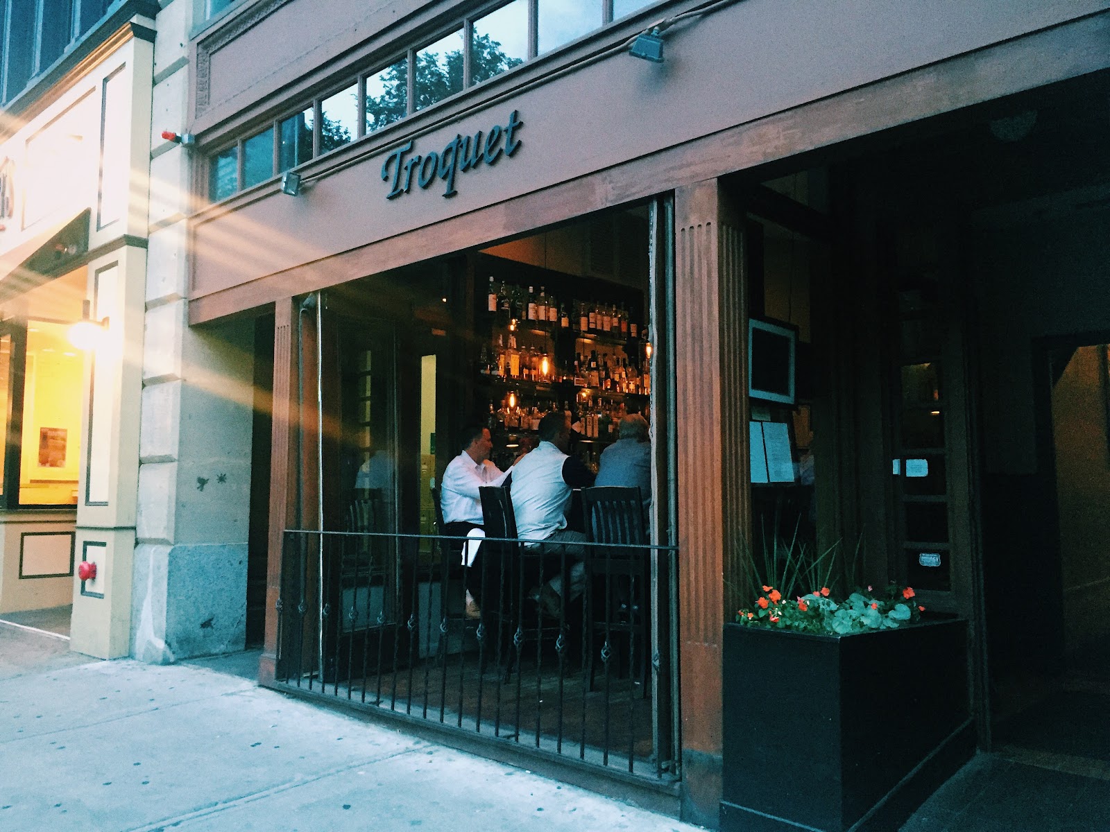 Troquet on South wine bar interior Leather District Boston