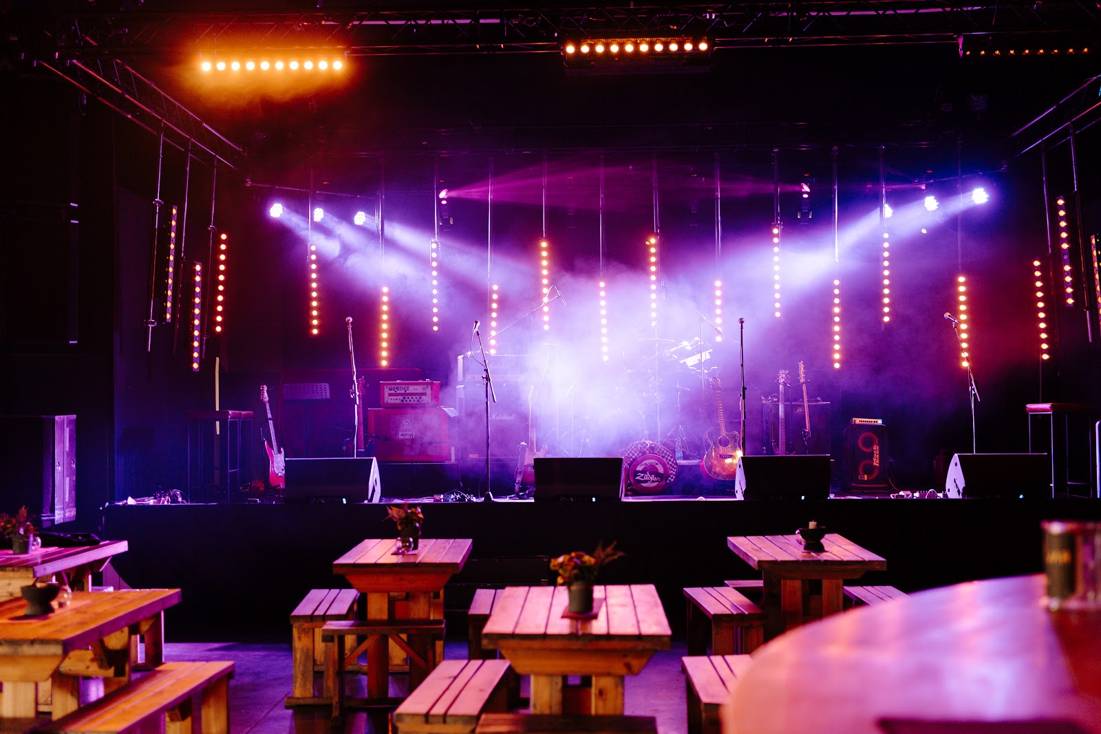 The Daisy Jones Bar live-music stage, Summerhill Wines near Stellenbosch