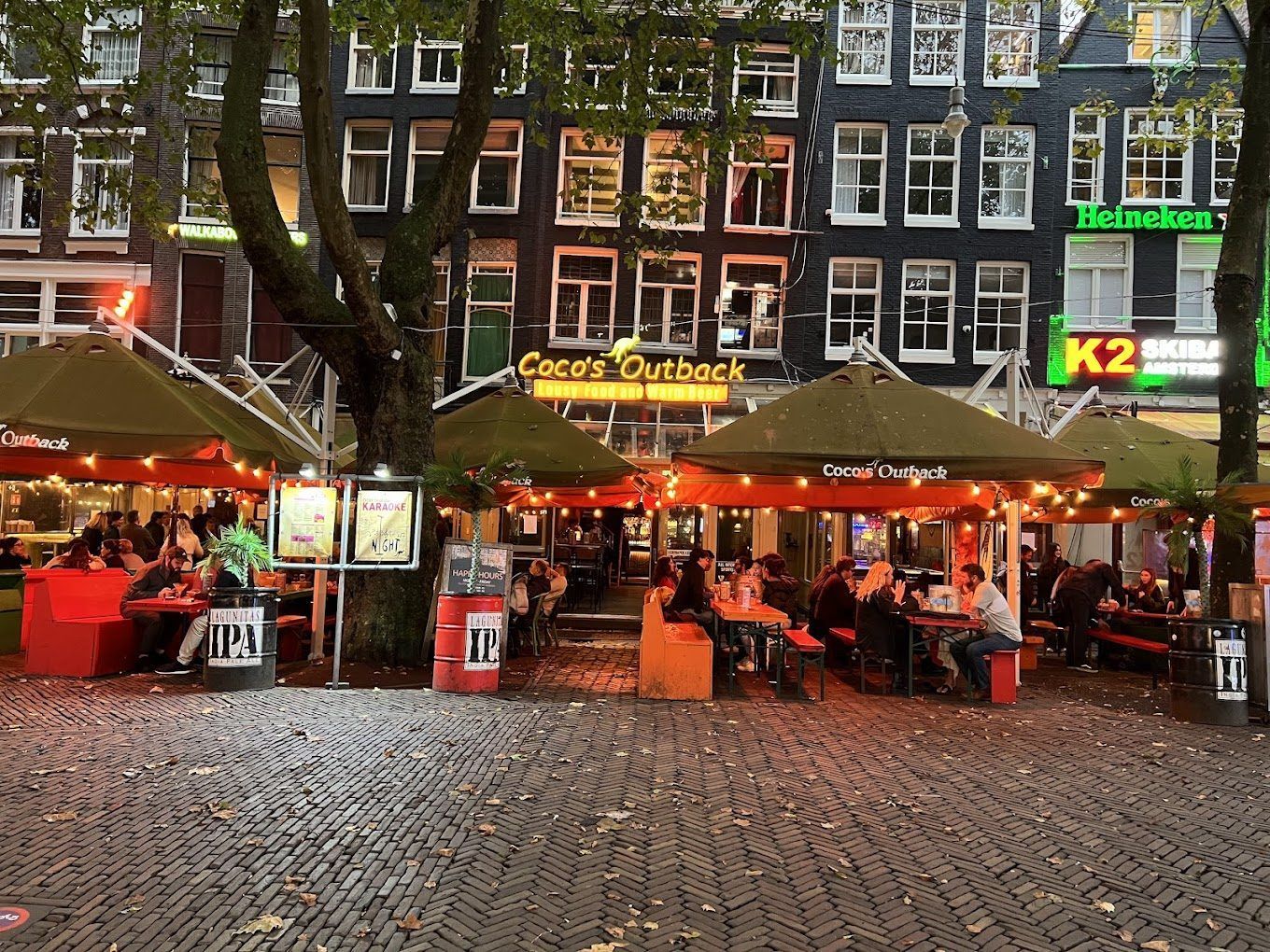 Coco's Outback Amsterdam bar interior