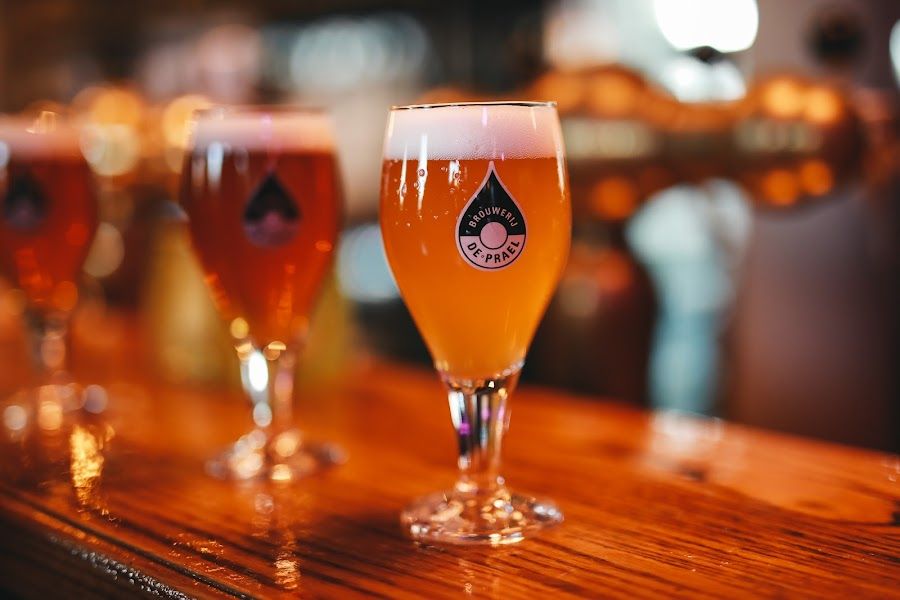 Brouwerij De Prael cocktail at the bar