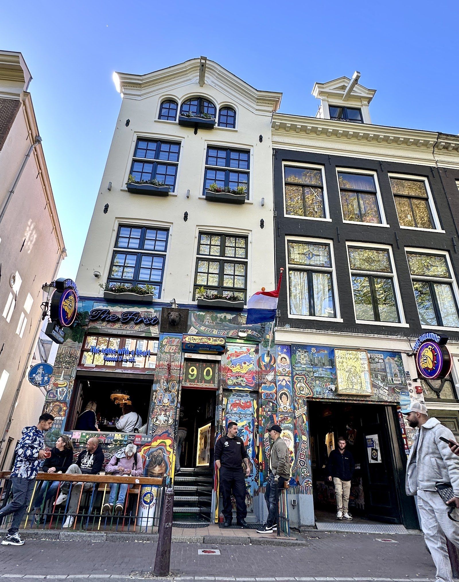 The Bulldog Energy Cafe Amsterdam bar interior