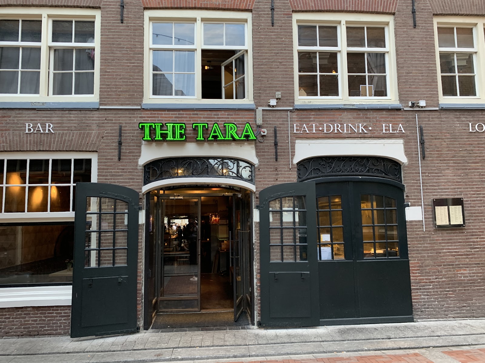 The Tara Amsterdam bar interior