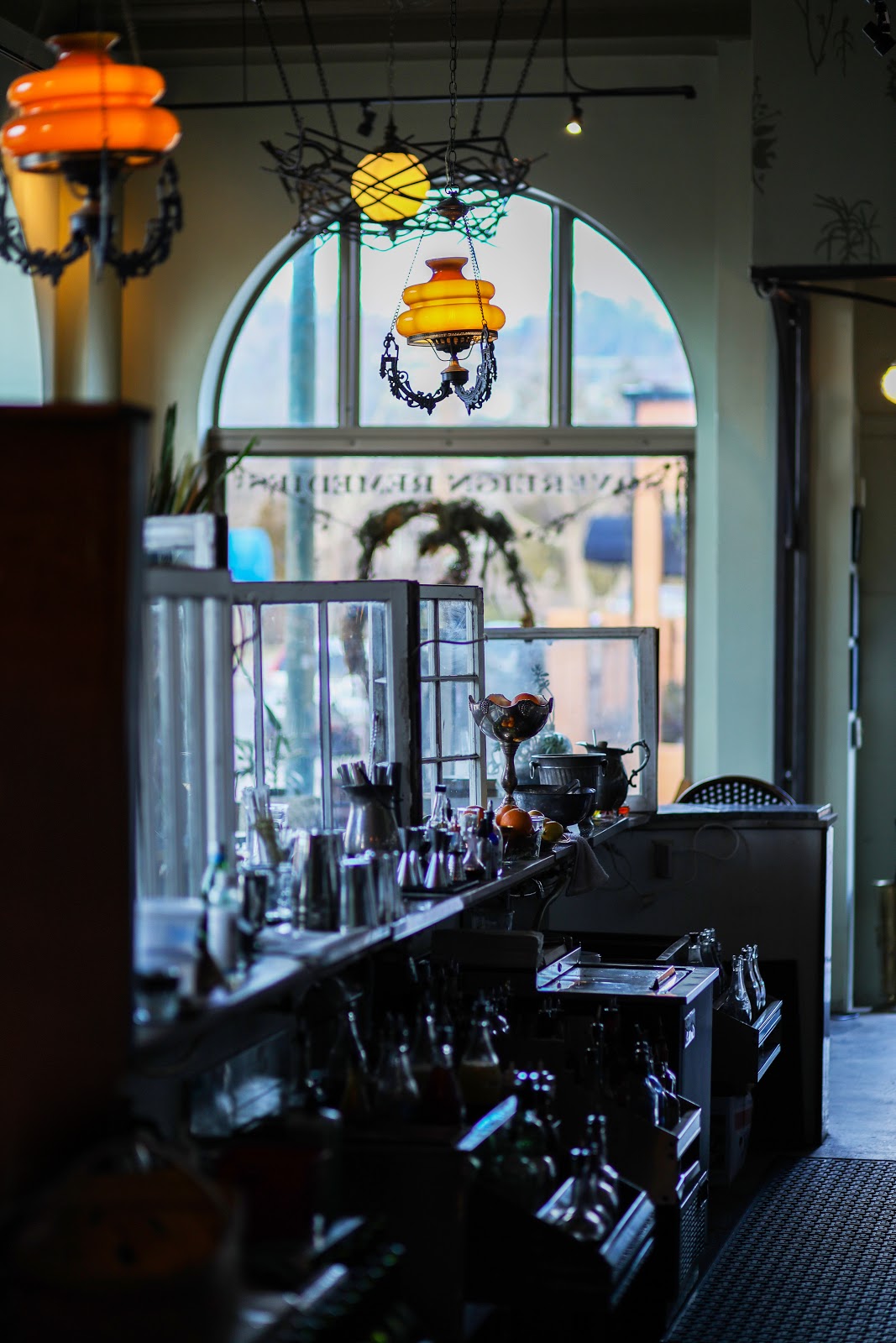 Sovereign Remedies Asheville bar interior