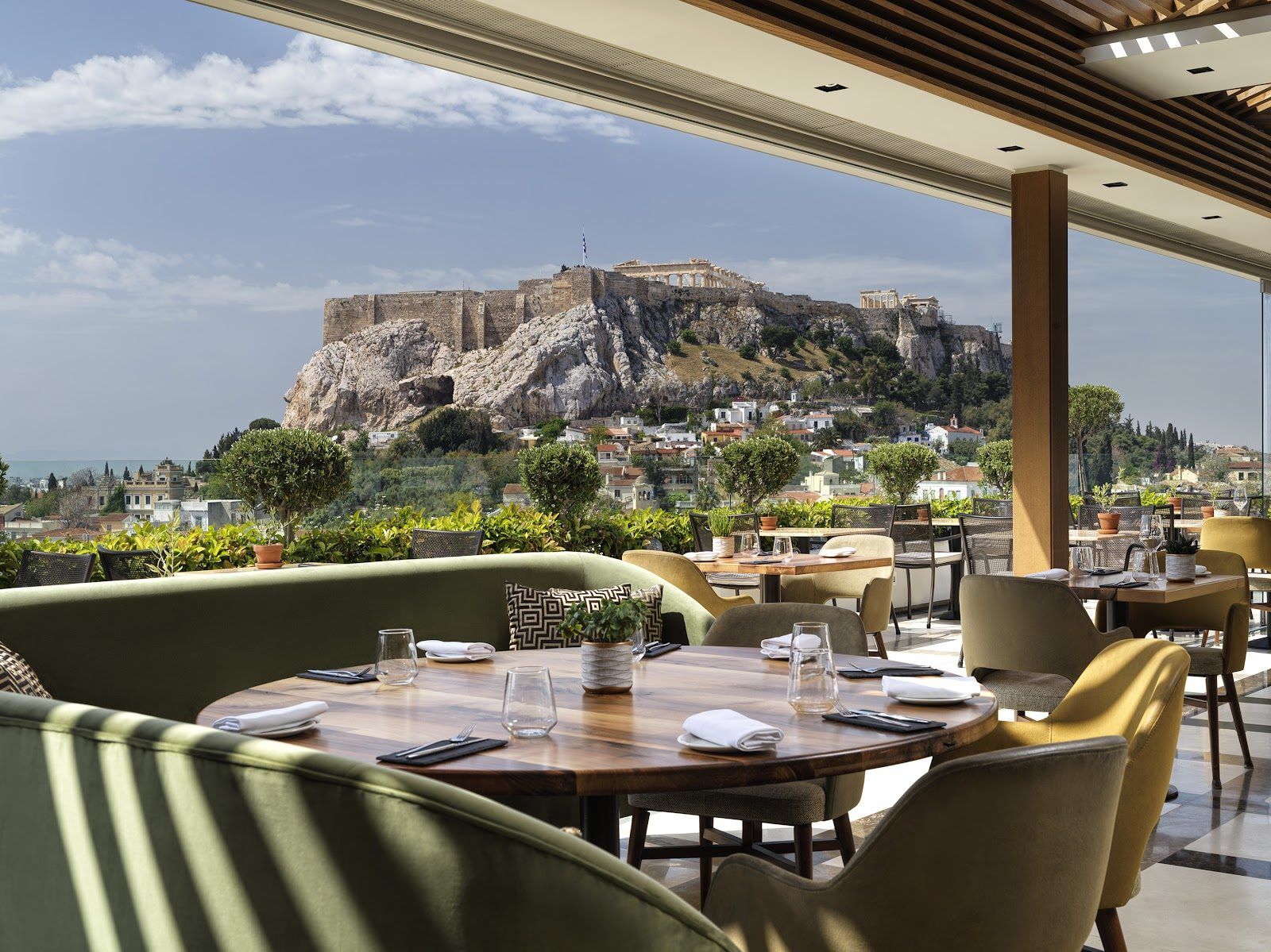 Roof Garden Electra Palace Athens bar interior
