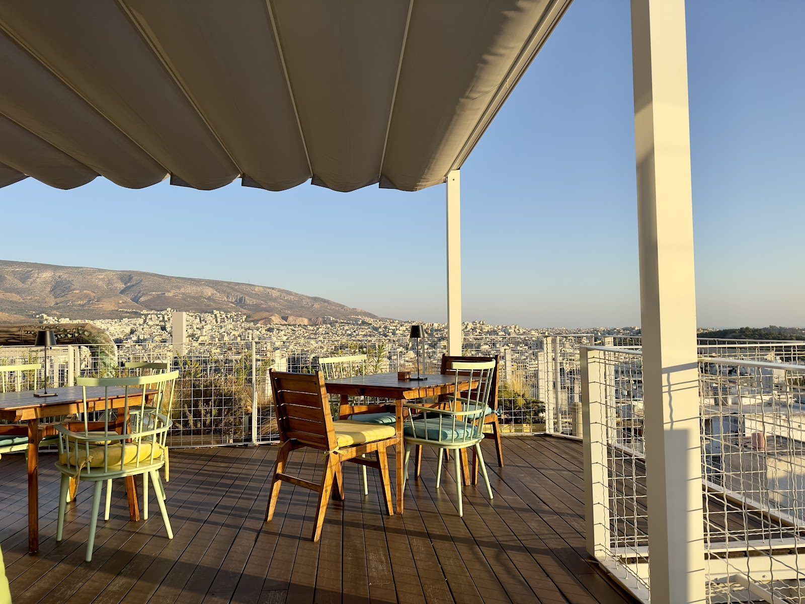 Coco-Mat Athens Rooftop Athens bar interior