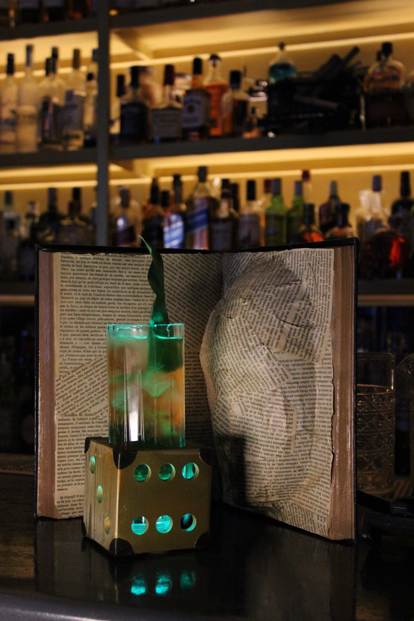 The Gin Joint Athens bar interior
