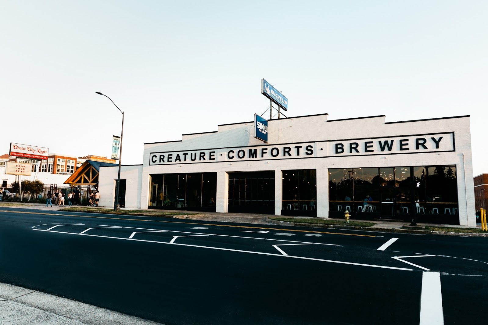 Creature Comforts Atlanta Brewery Atlanta bar interior