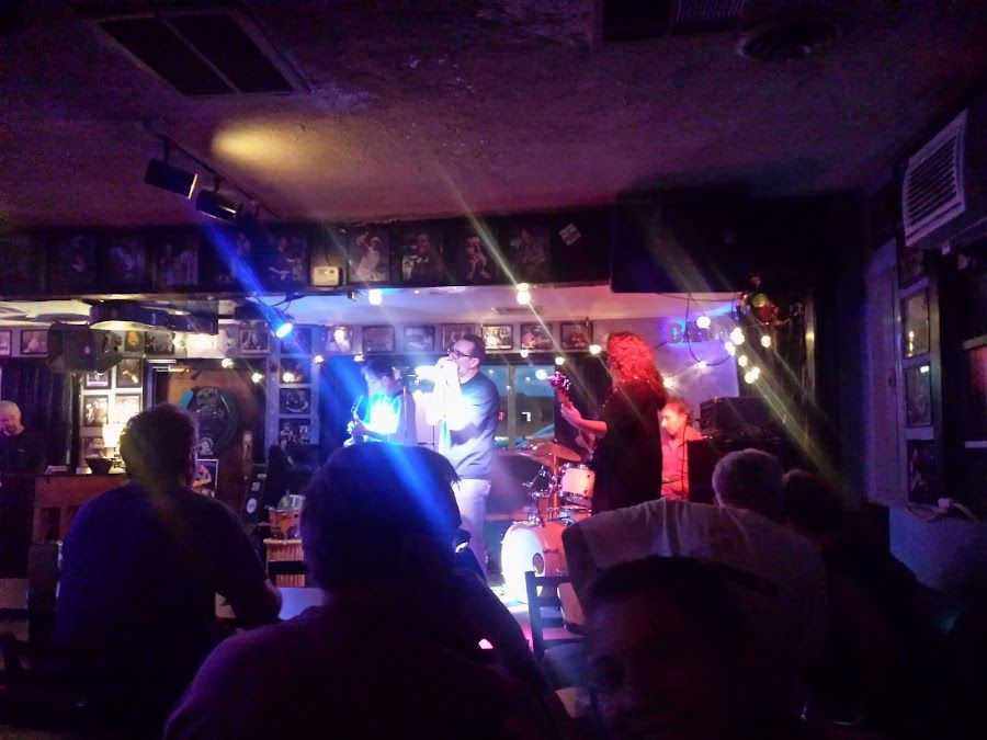 Darwin's Burgers & Blues cocktail at the bar