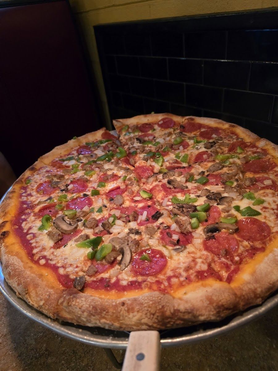 Hawthornes Pizza & Bar cocktail at the bar