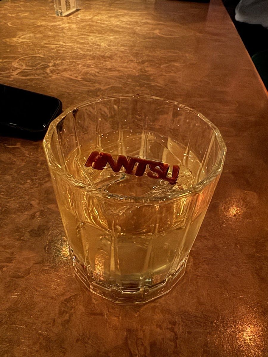 Himitsu cocktail at the bar