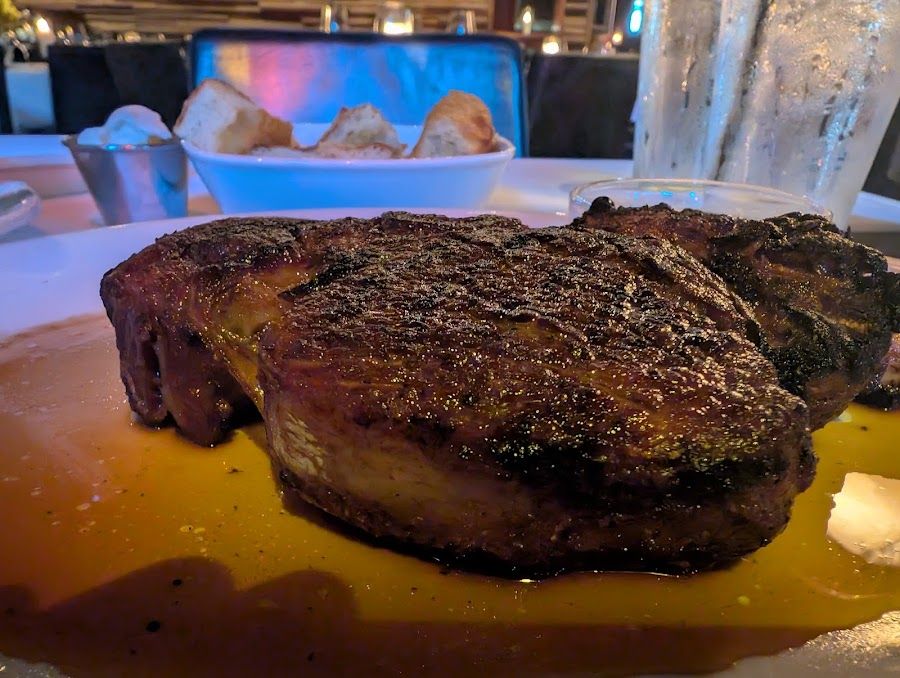 Kevin Rathbun Steak Bar cocktail at the bar