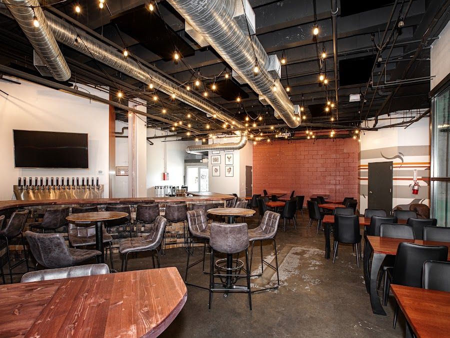 Orpheus Brewing cocktail at the bar