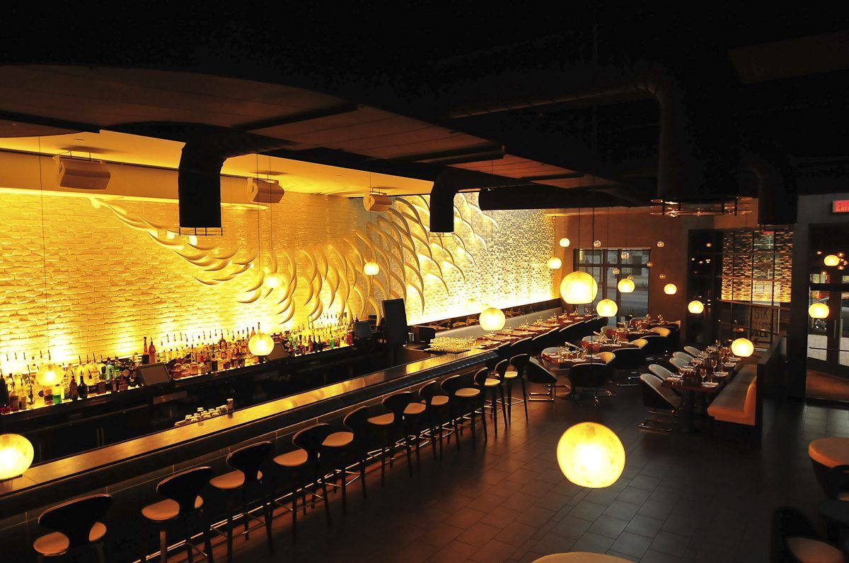 STK Rooftop Atlanta Atlanta bar interior