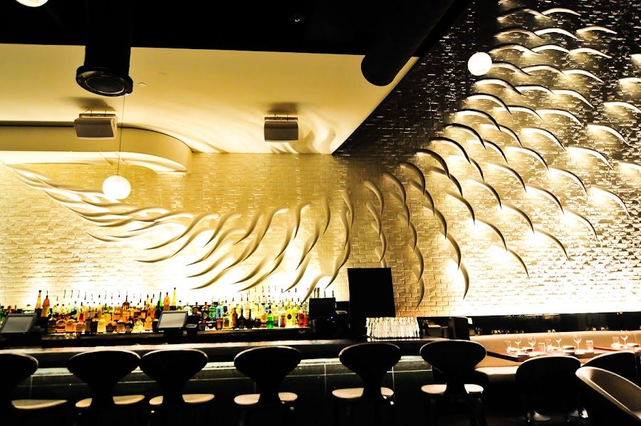 STK Rooftop Atlanta cocktail at the bar