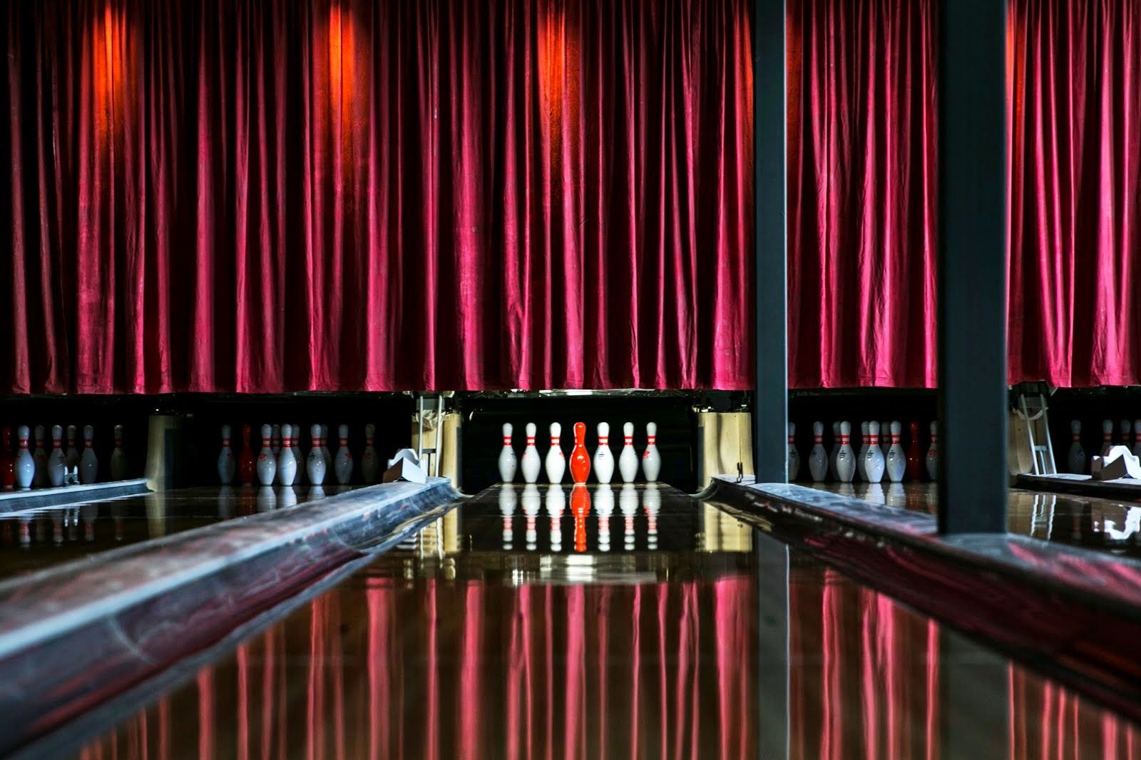 The Painted Pin Atlanta bar interior
