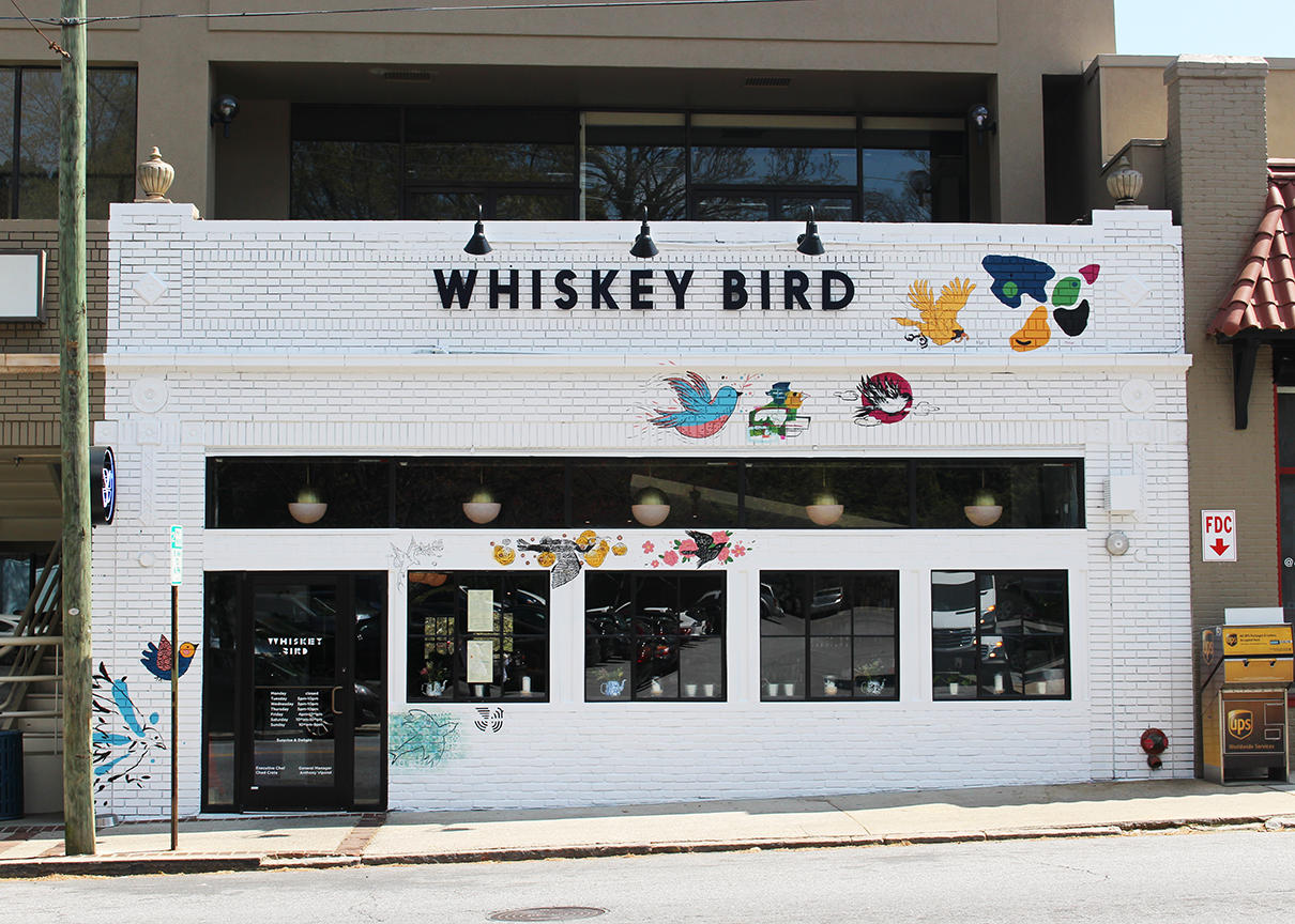 Whiskey Bird bar interior, Morningside Atlanta