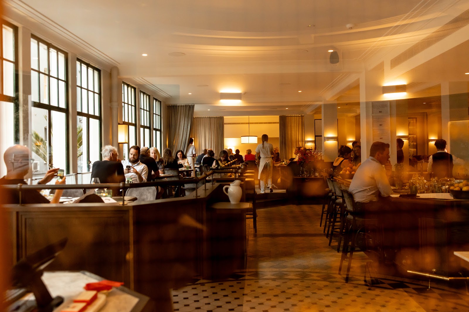 Gilt Brasserie Auckland bar interior