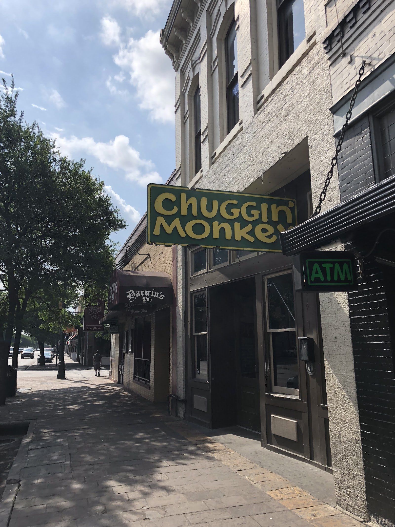 The Chuggin' Monkey Austin bar interior