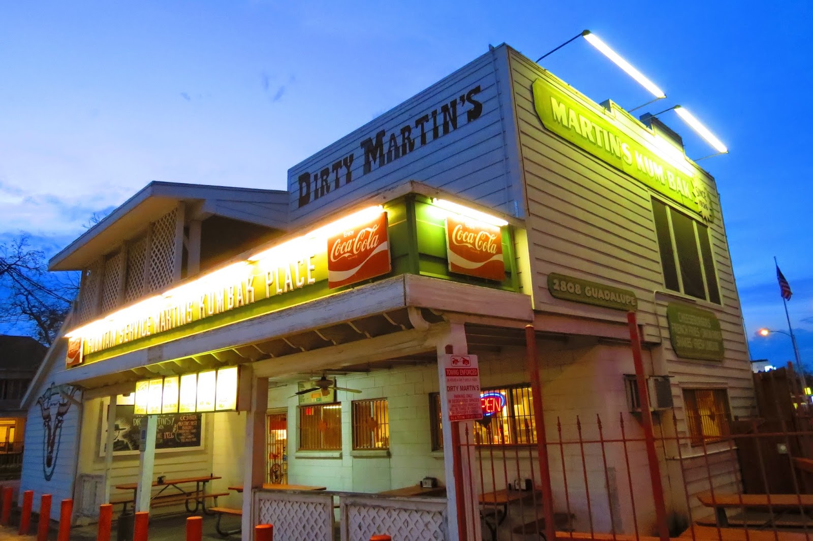 Dirty Martin's Place, Austin