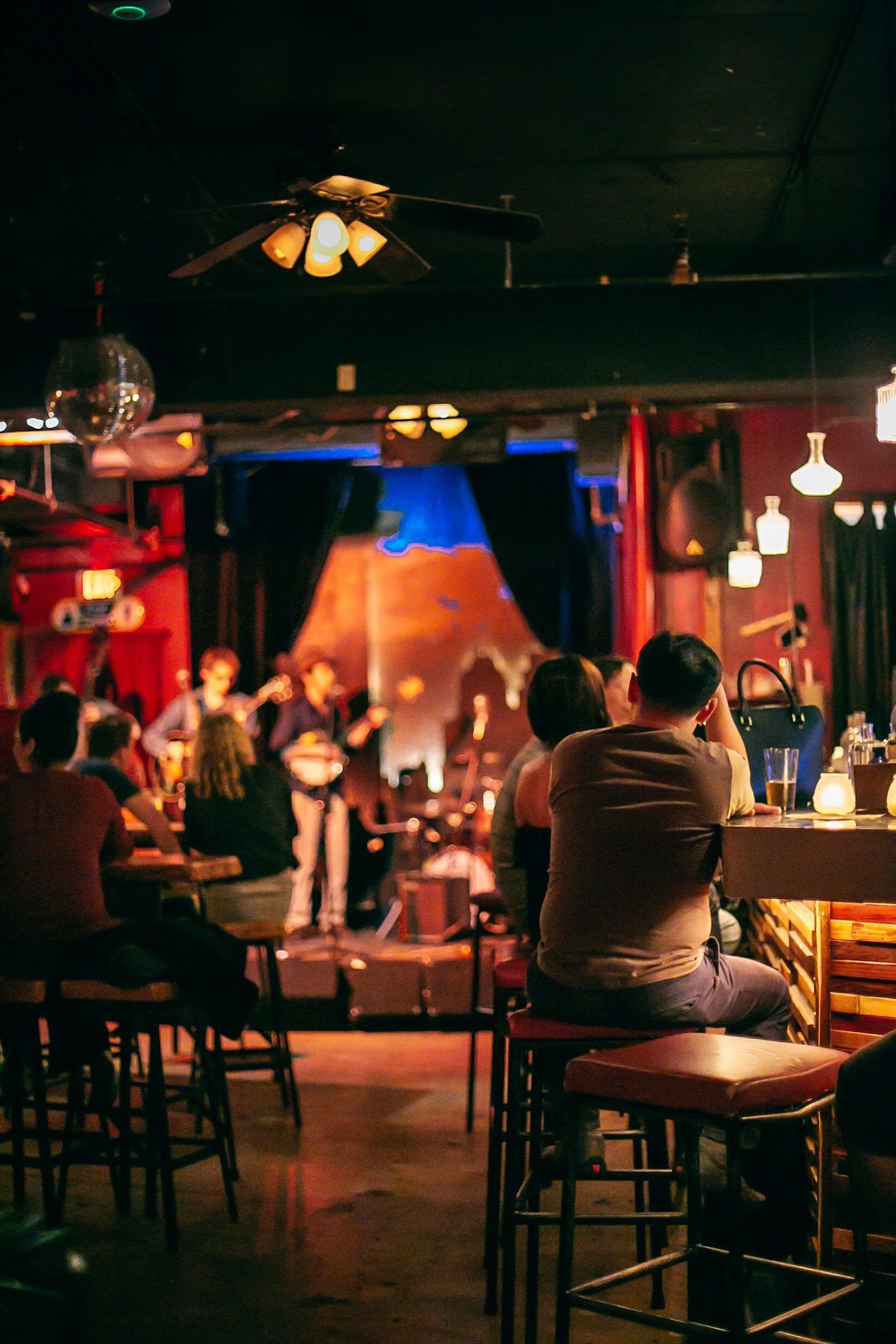 Firehouse Lounge Austin bar interior