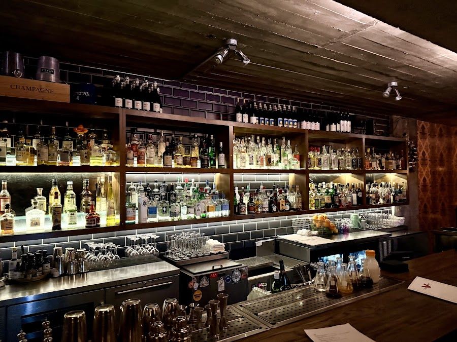 Small Victory cocktail at the bar