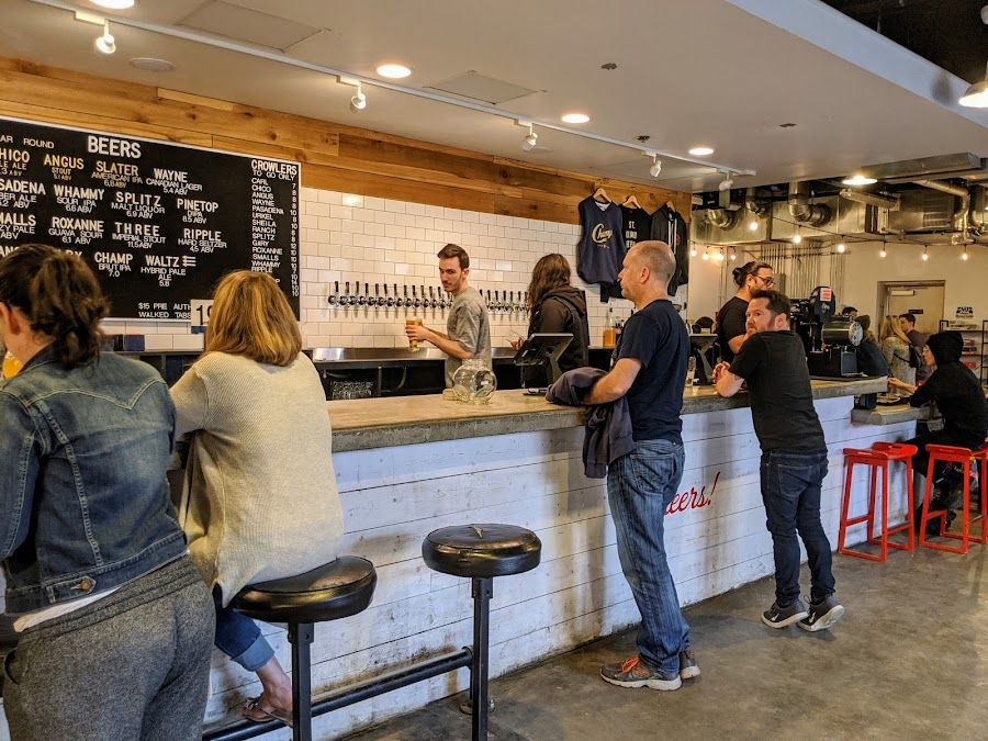 St Elmo Brewing Austin interior
