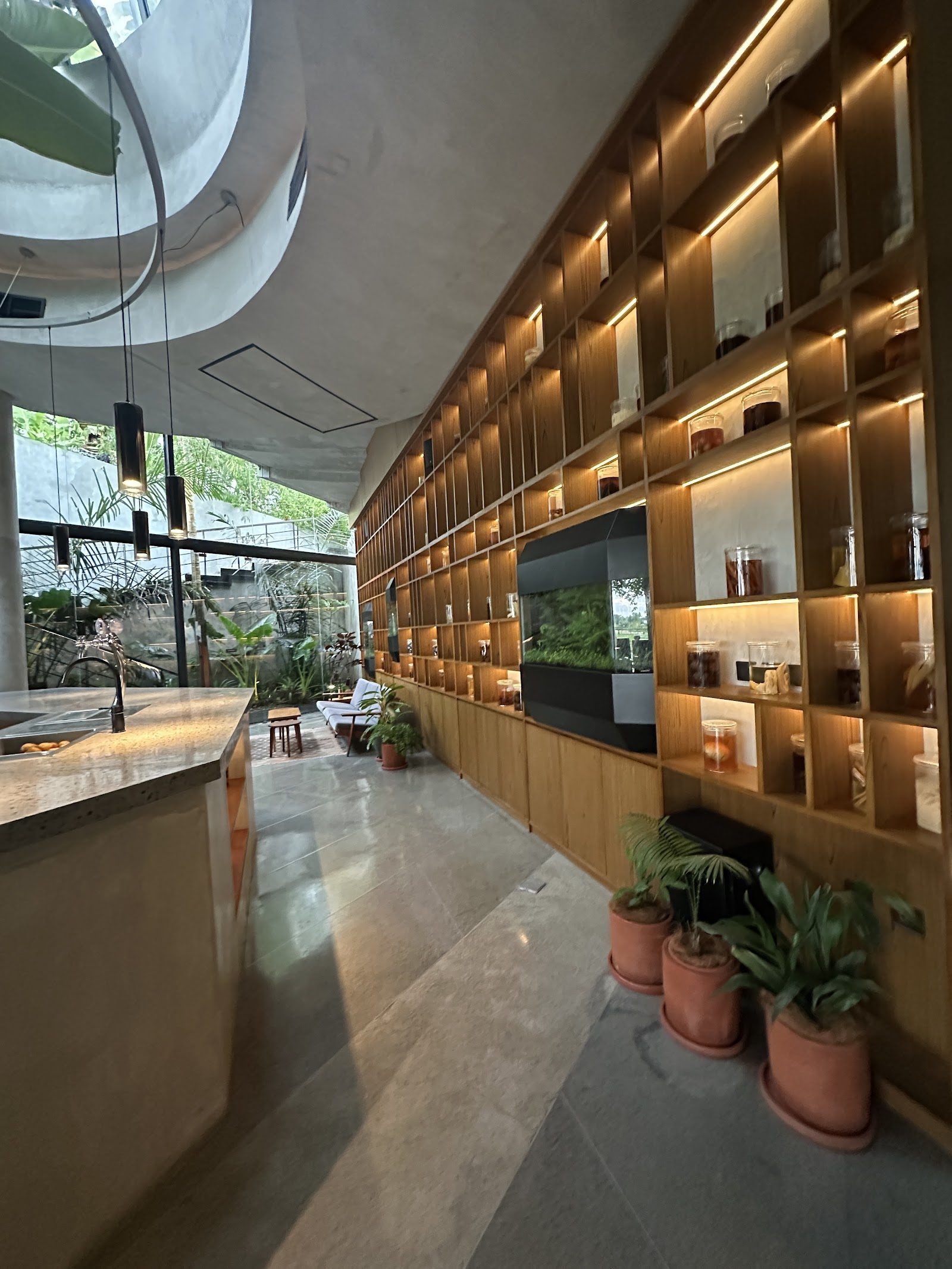 Locavore Restaurant Bar Bali bar interior