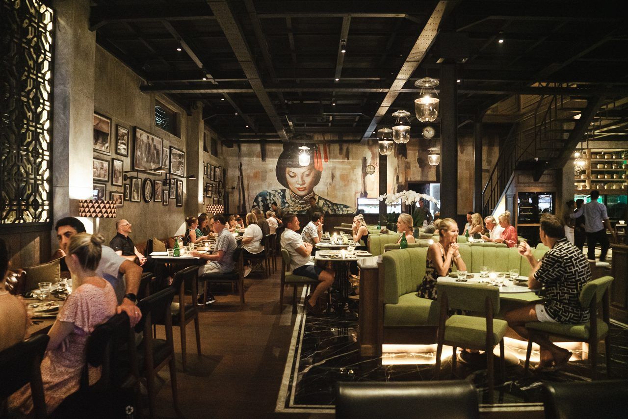 Mama San Bali bar interior
