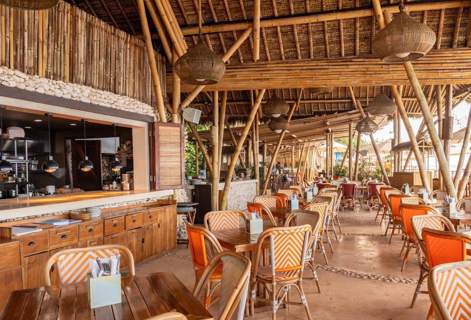 Sundays Beach Club Bali bar interior
