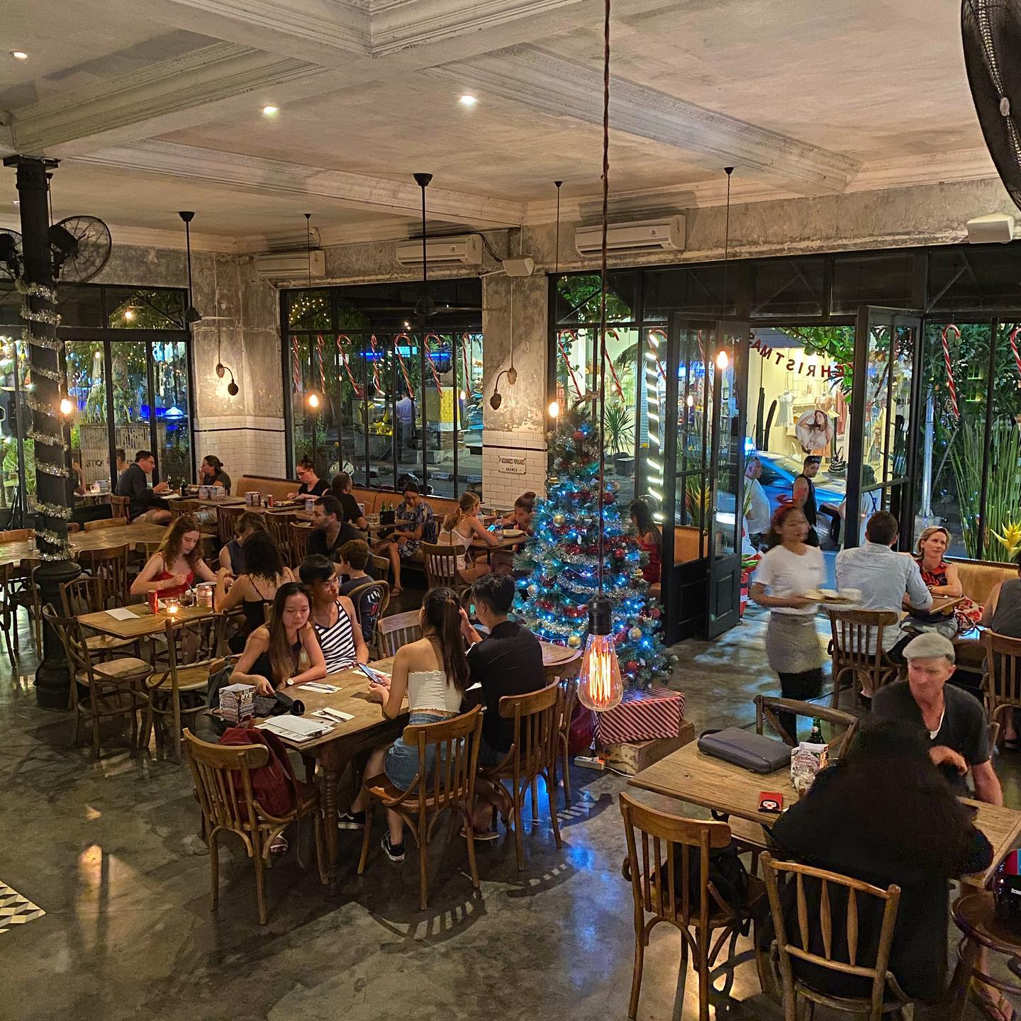 The Corner House Bali bar interior