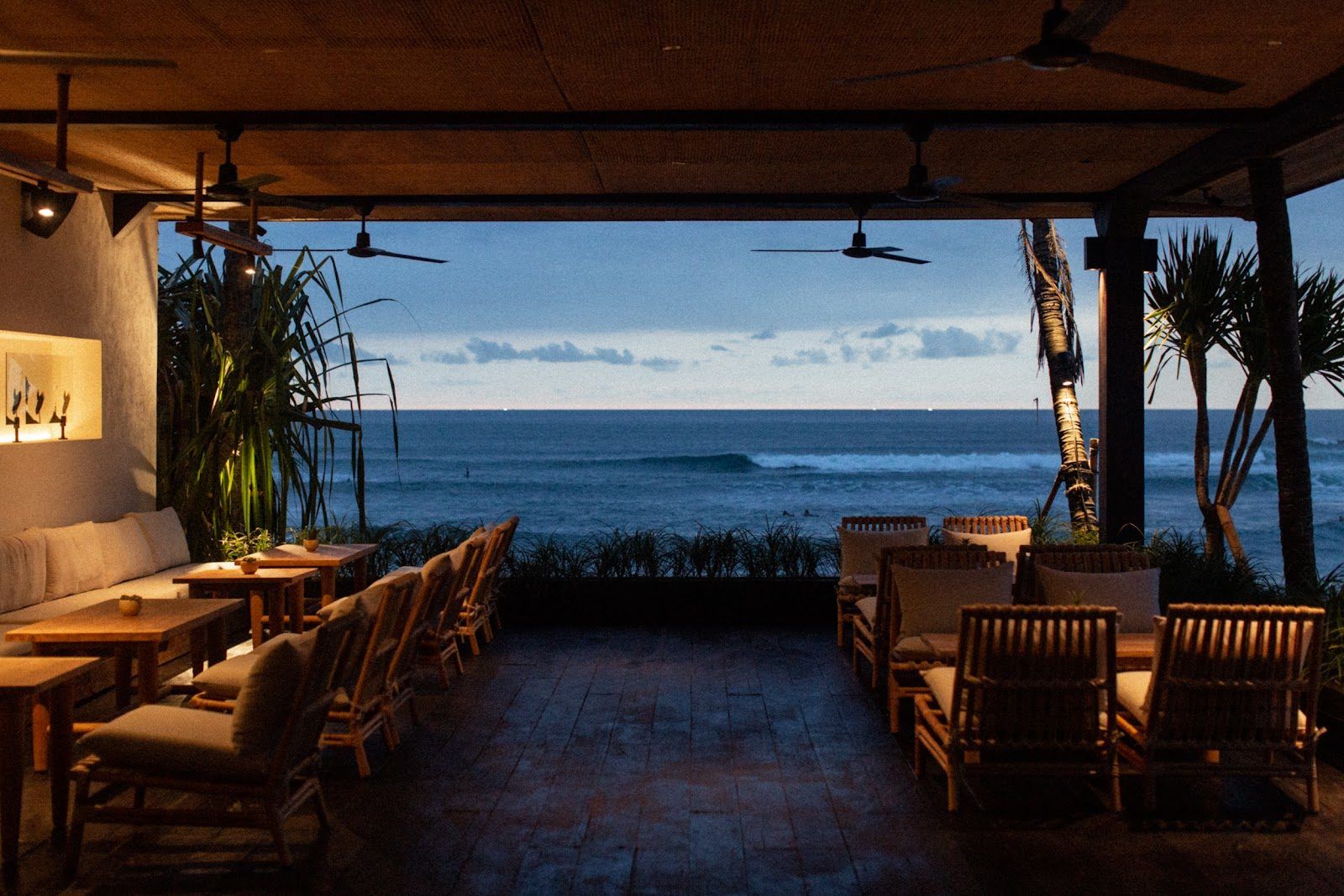 The Lawn Canggu Bali bar interior