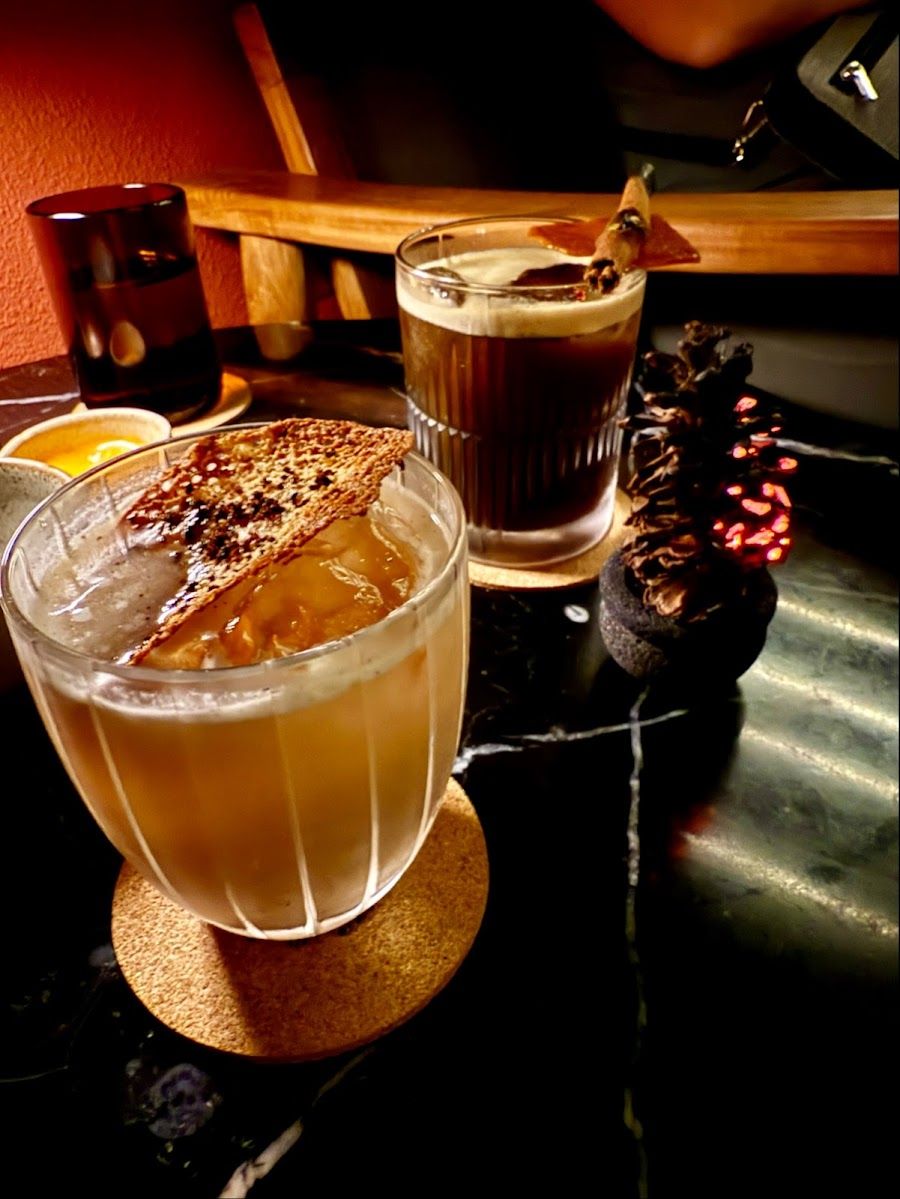 The Night Rooster cocktail at the bar