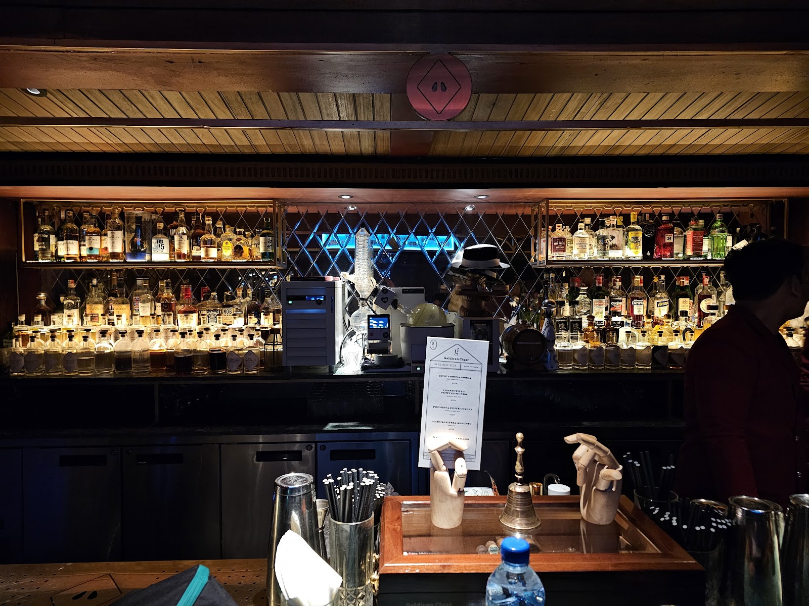 Bar room in low light