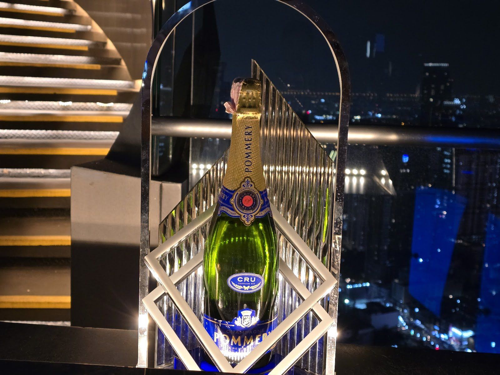 CRU Champagne Bar Bangkok bar interior