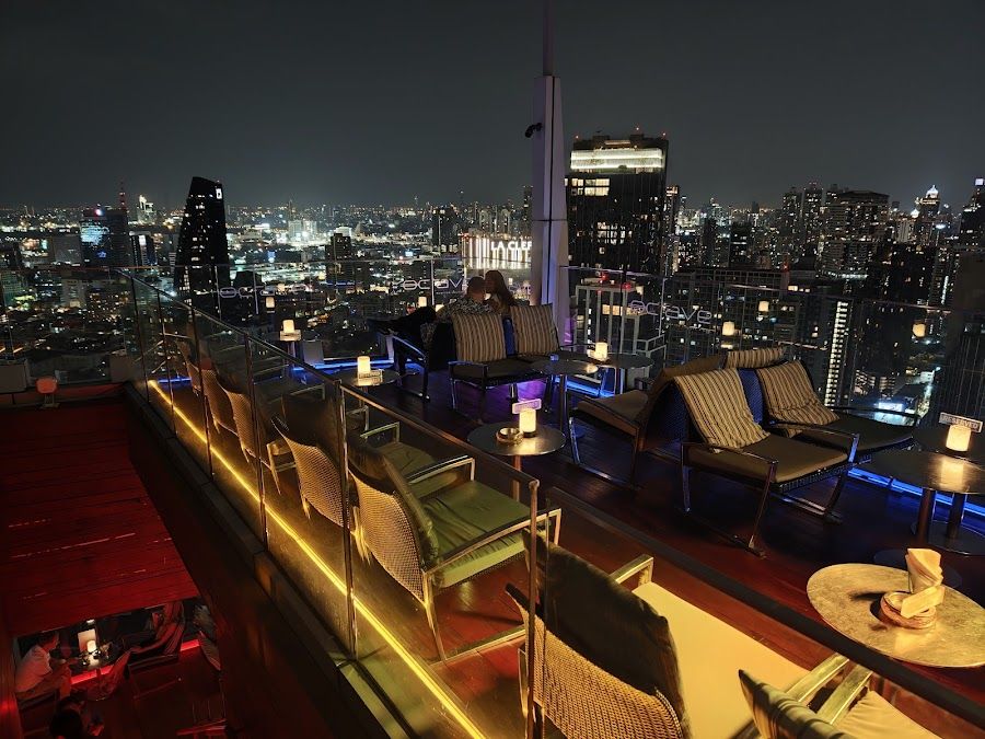 Octave Rooftop Lounge bar service