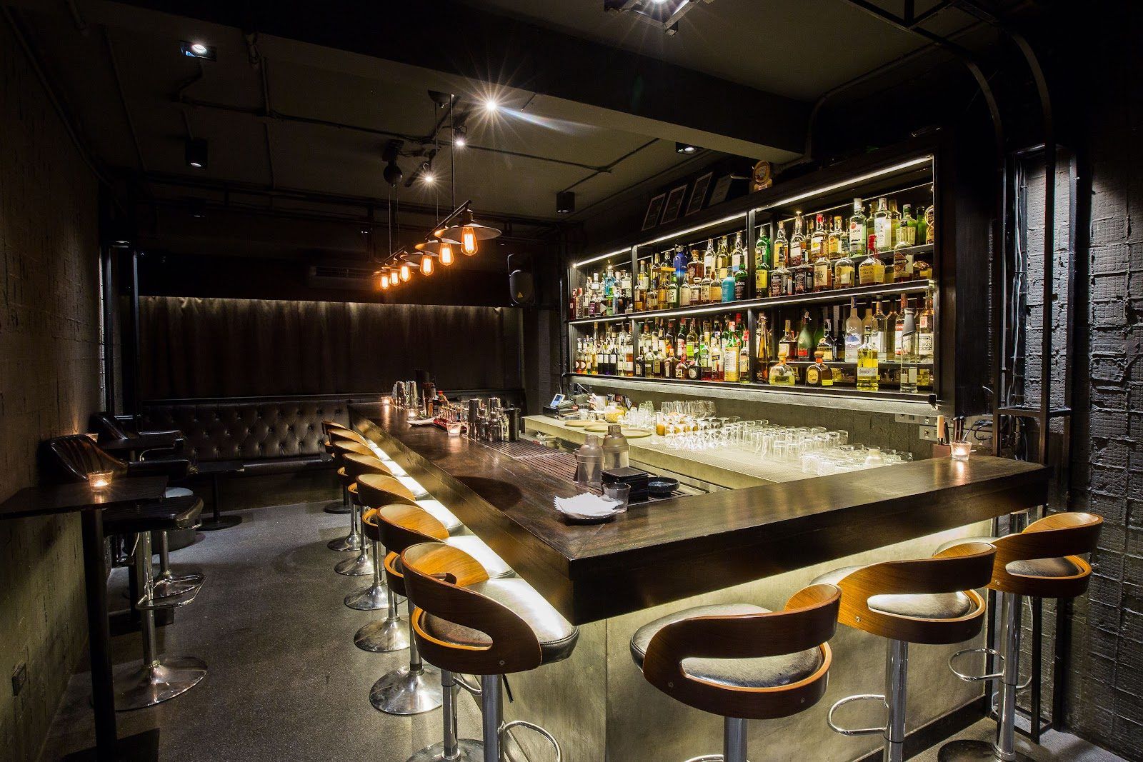 The Locker Room Bangkok bar interior