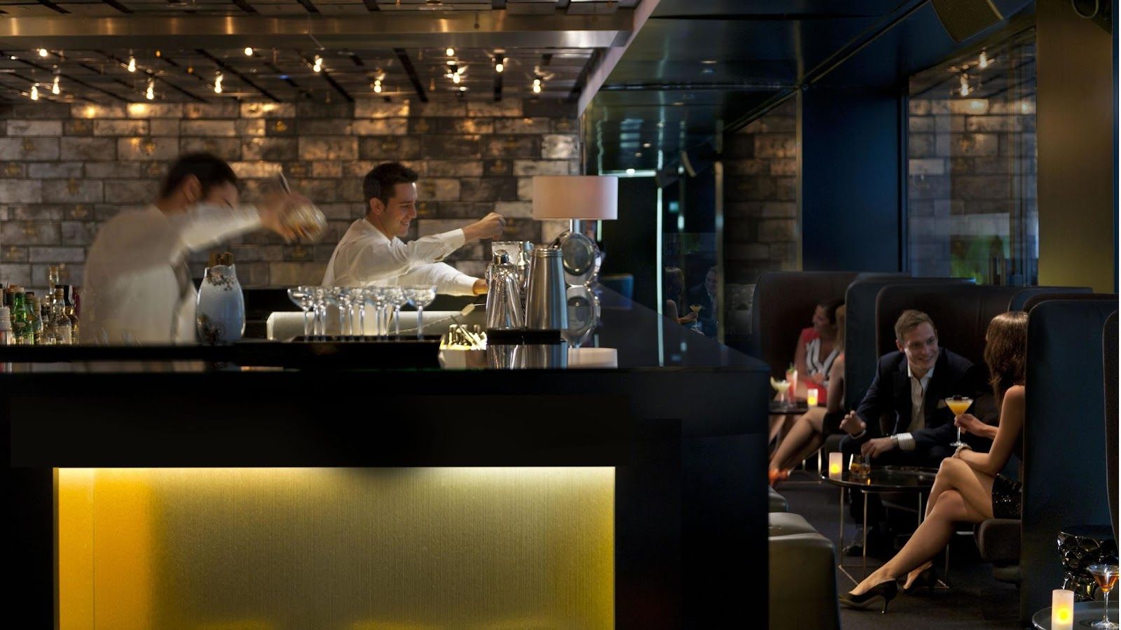 Banker's Bar at Mandarin Oriental Barcelona bar interior