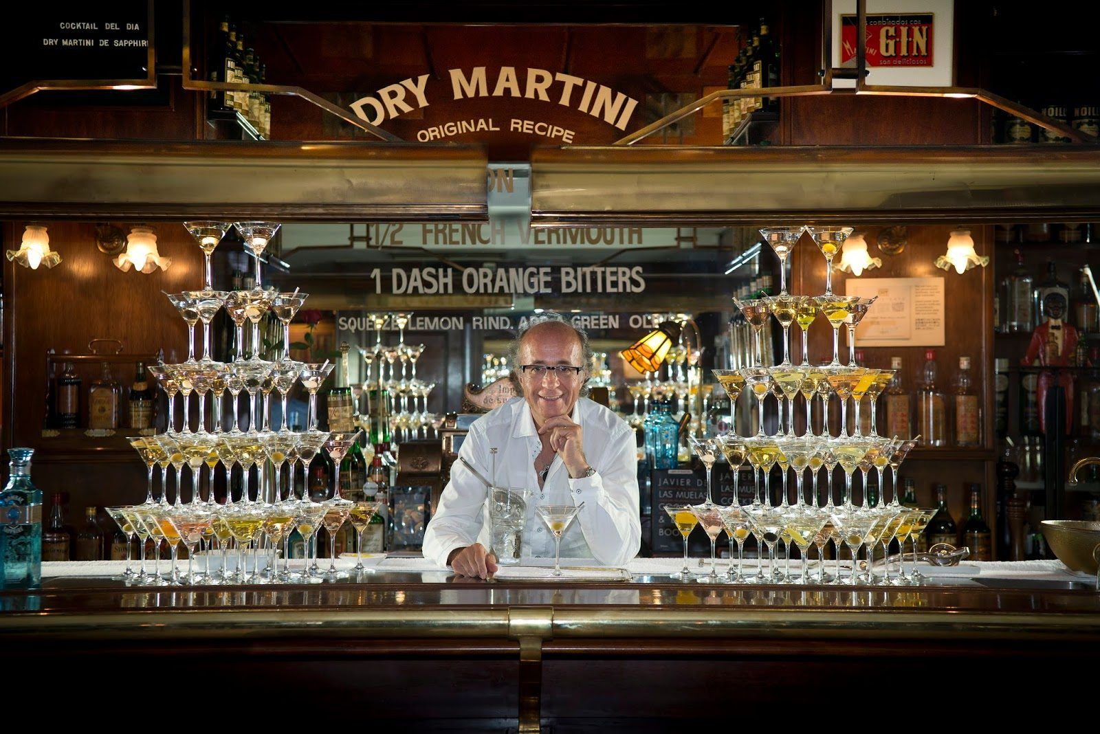 Dry Martini Barcelona bar interior