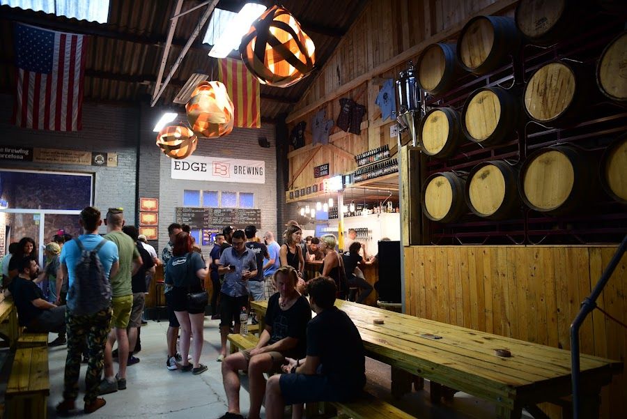 Edge Brewing Barcelona interior