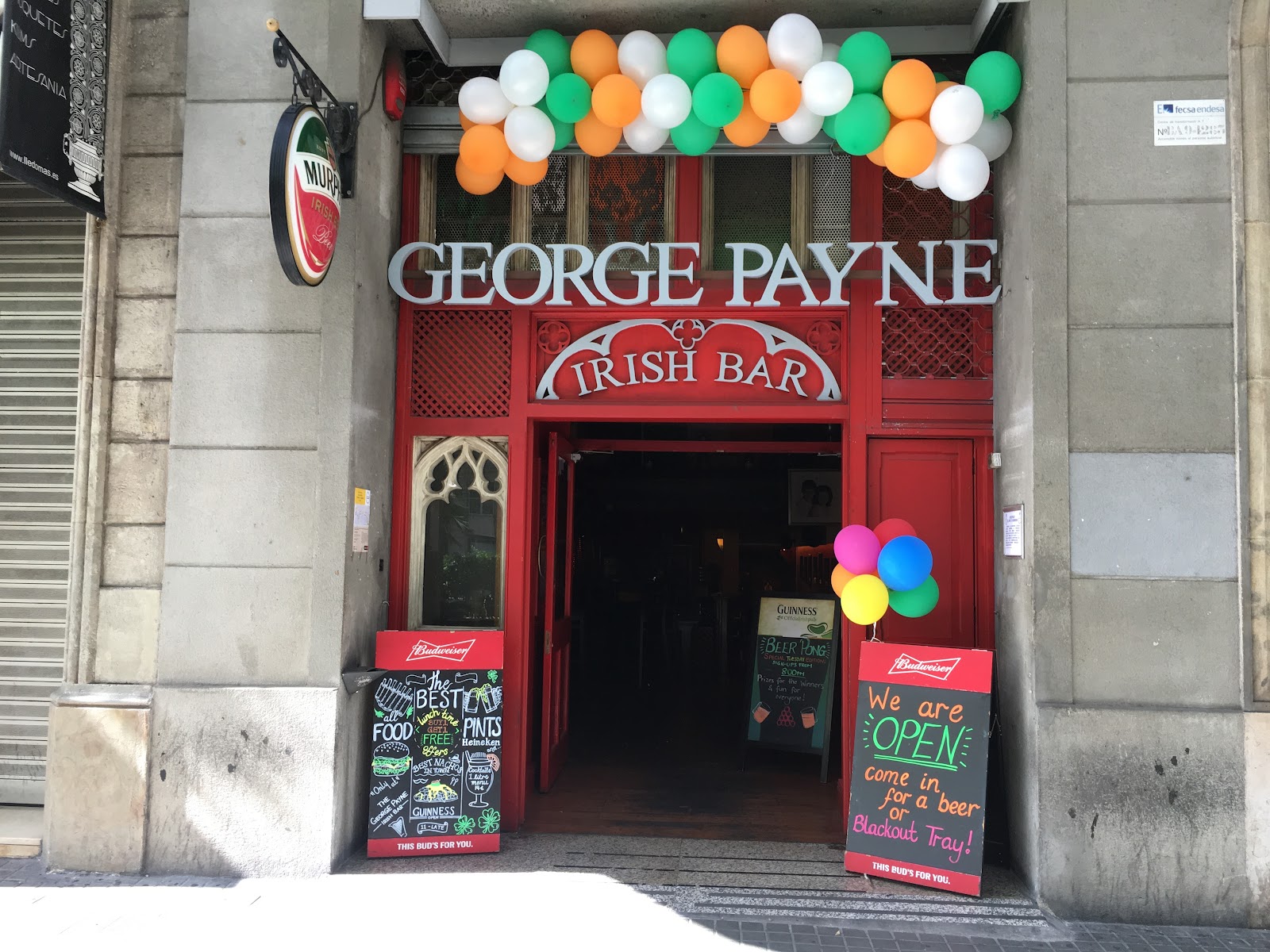 The George Payne, Barcelona