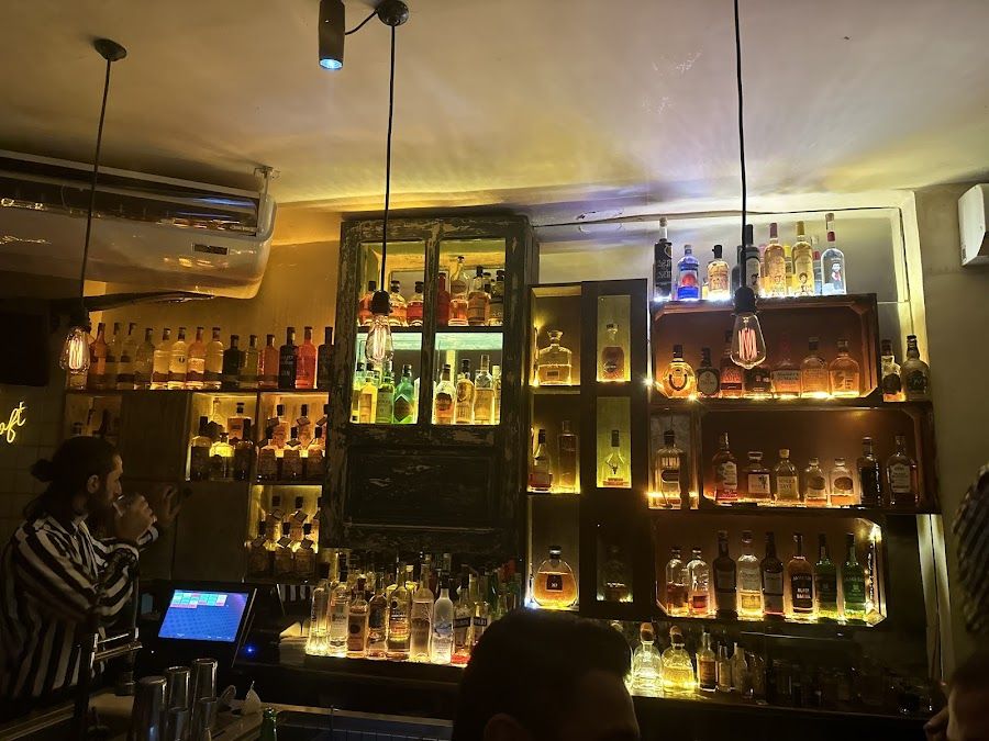 Anise Cocktail Bar cocktail at the bar
