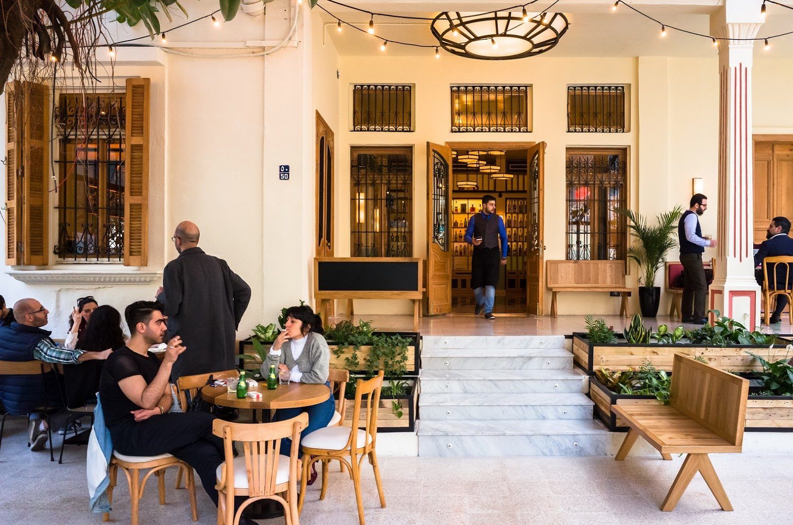 Bryant Park Jazz Club Beirut bar interior