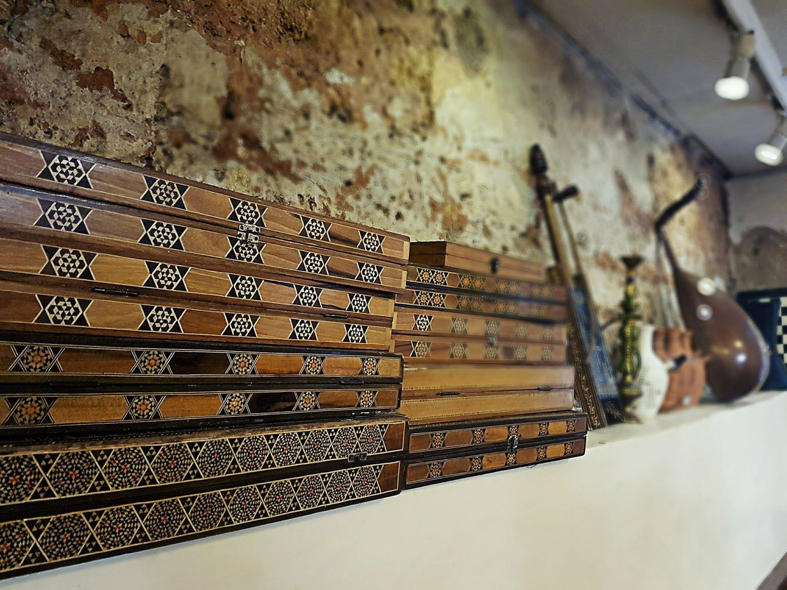 Cafe Em Nazih Beirut bar interior