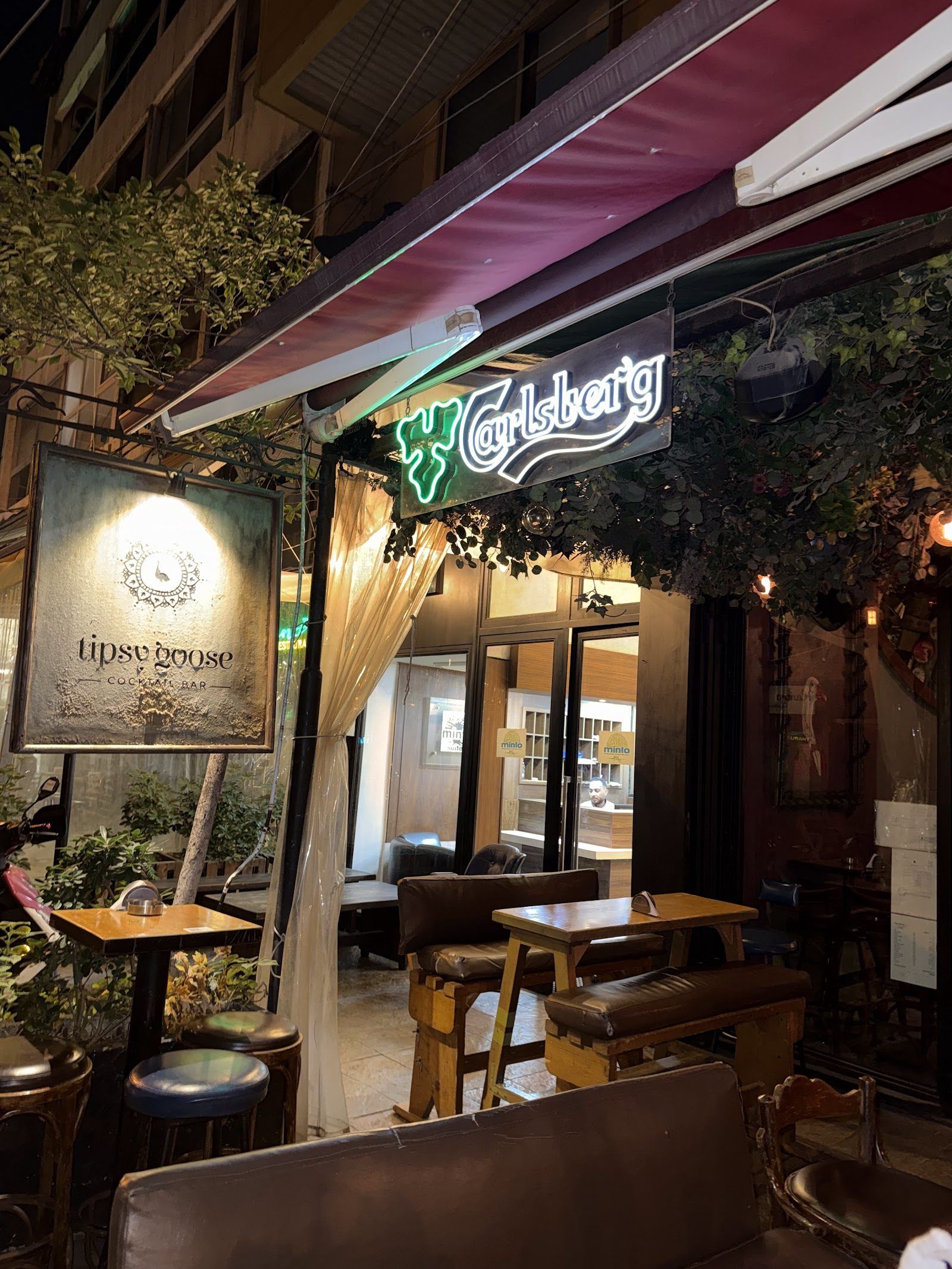 The Tipsy Elephant Beirut bar interior