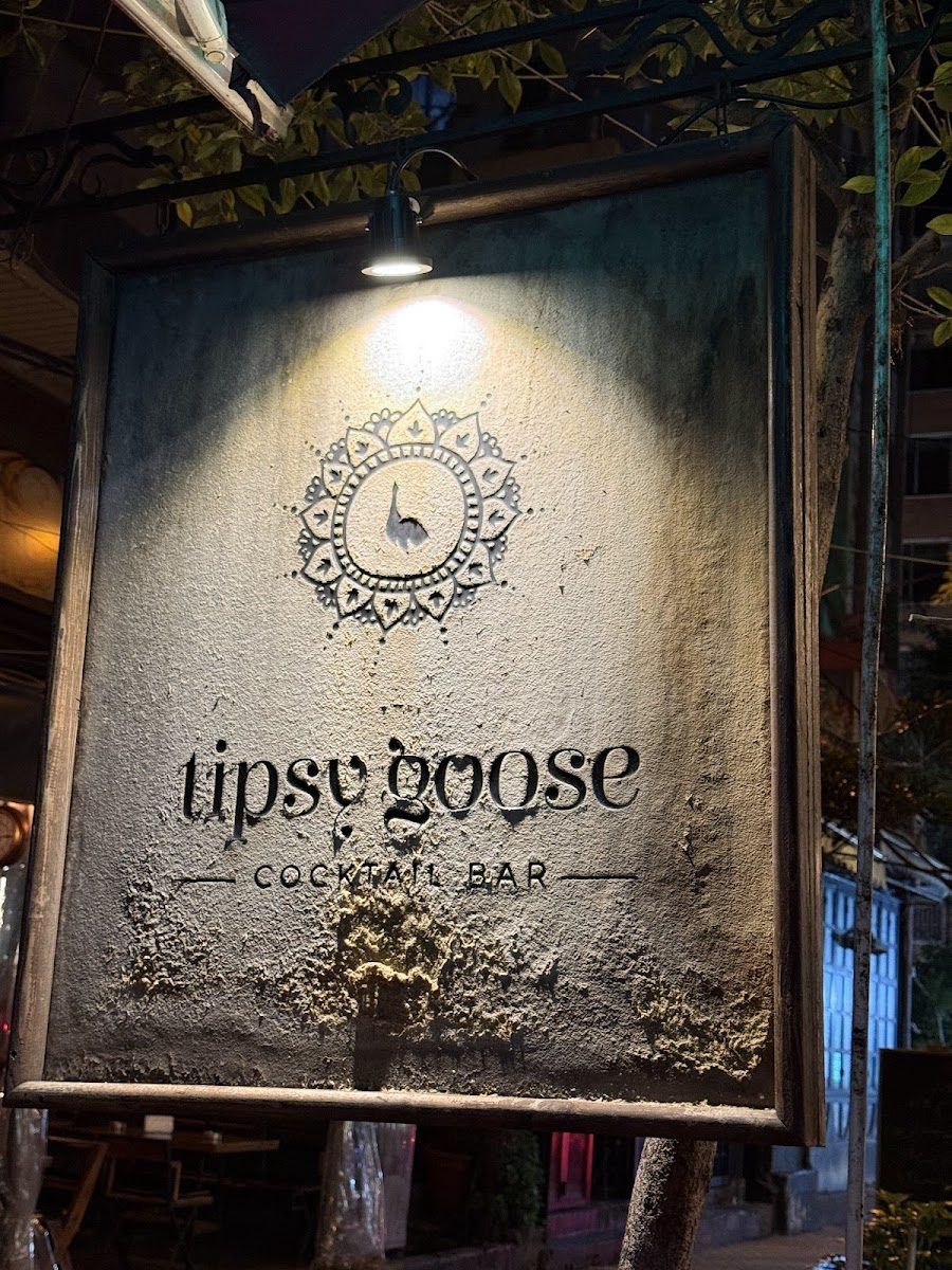The Tipsy Elephant cocktail at the bar