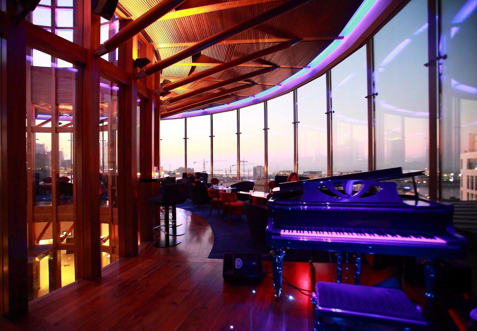ThreeSixty Rooftop at Le Gray Beirut bar interior