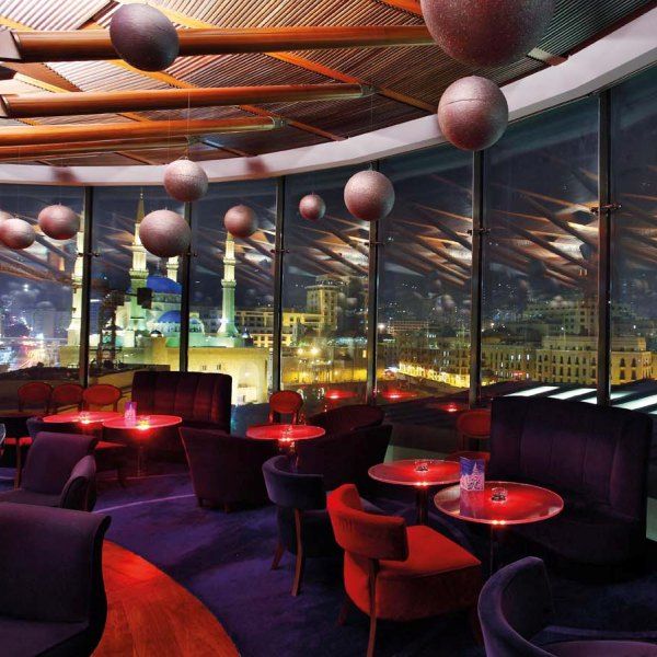 ThreeSixty Rooftop at Le Gray cocktail at the bar