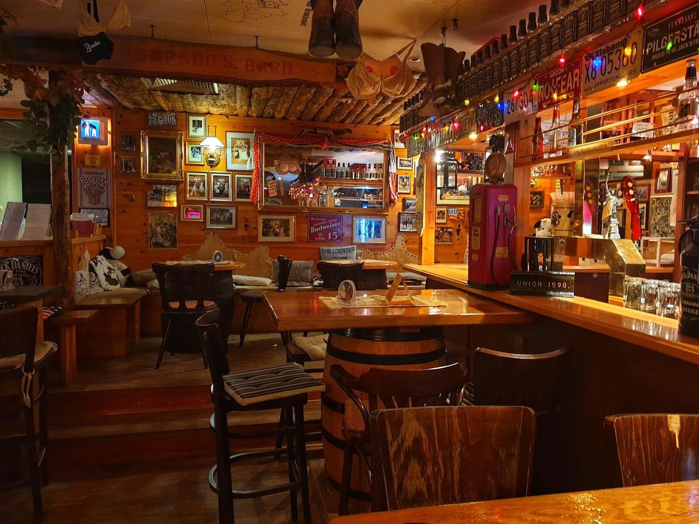 Craft beer bar with taps and local atmosphere